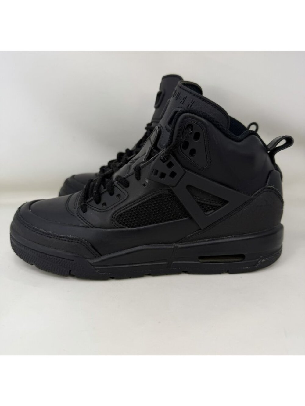 Nike Air Jordan Spizike Winterized Black Cat Shoes Size 6.5Y / Women’s Size 8 - Picture 2 of 8